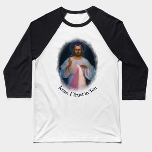 Jesus Divine Mercy Sacred Heart Catholic Sr Faustina Saint Margaret Mary Alacoque Baseball T-Shirt